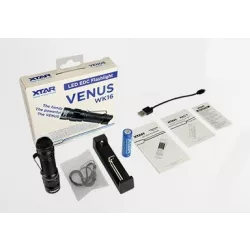 Kézilámpa szett XTAR Venus WK16 550lm akkuval, töltővel