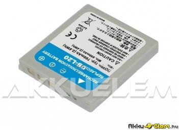 Sanyo DB-L20 700mAh  utángyártott kamera akkumulátor