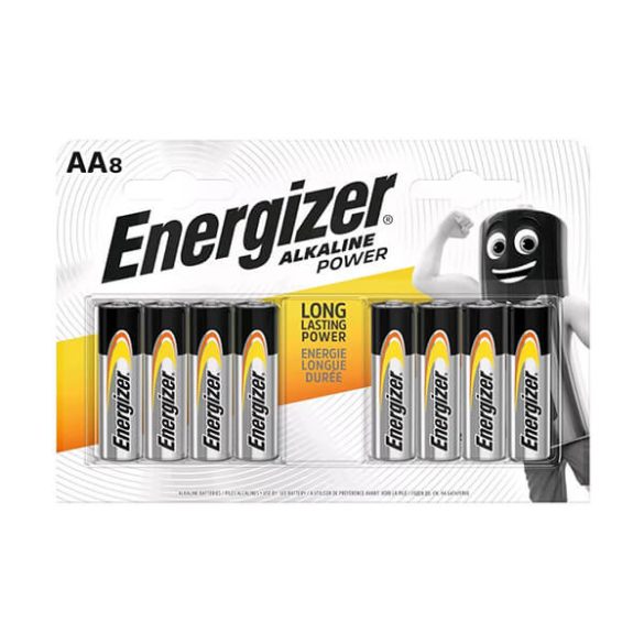 Energizer Power AA LR6 elem 8db-os csomagban