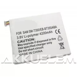   Samsung Galaxy Tab A 8.0/ EB-BT355 4200mAh utángyártott tablet akkumulátor