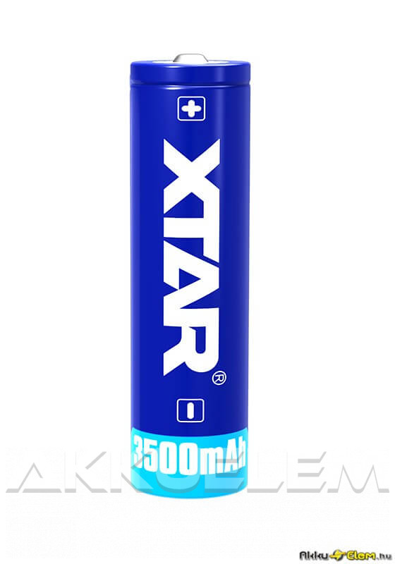 XTAR 18650 3500mAh 3,6V Li-ion akkumulátor PCB