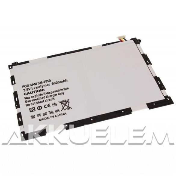 Samsung Galaxy Tab A 9.7 SM-T550 3,8V 6000mAh utángyártott tablet akkumulátor