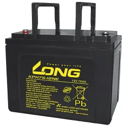 Long KPH75-12NE 12V 75Ah zselésakku ciklikus