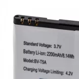 Nokia BV-T5A BL-T5A 2200mAh utángyártott mobilakku