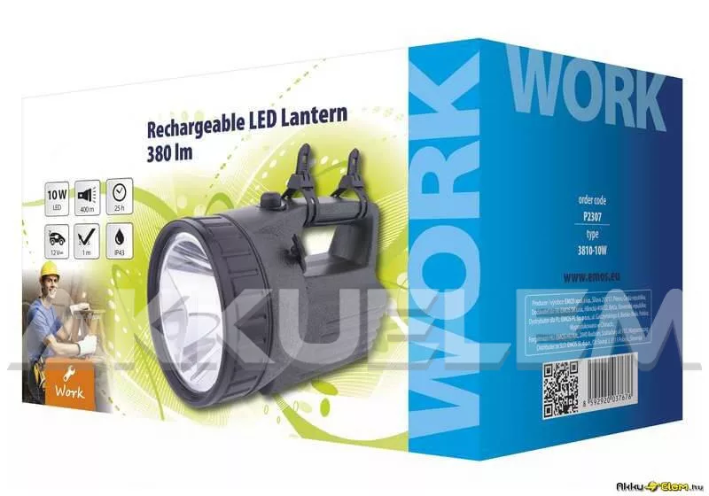 JML3810 10W LED reflektor P2307 tölthető