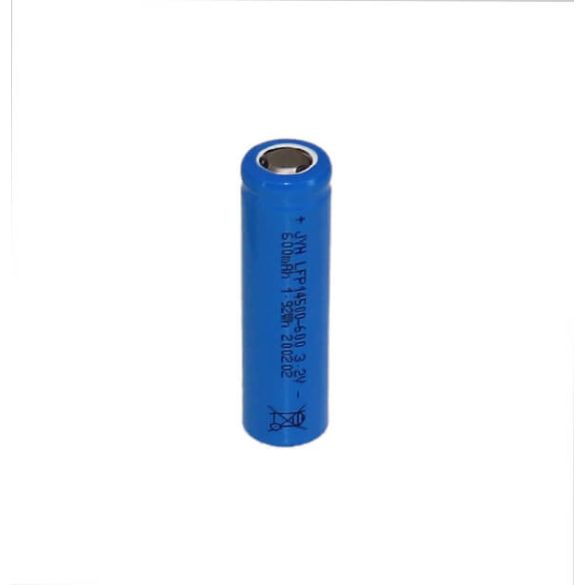 Ipari LFP 14500 600 mAh LiFePO4 akkumulátor