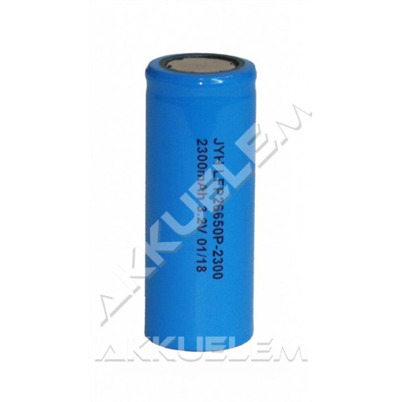 Ipari akkucella 26650 LiFePO4 3,2V 2300mAh LFP26650P-2300