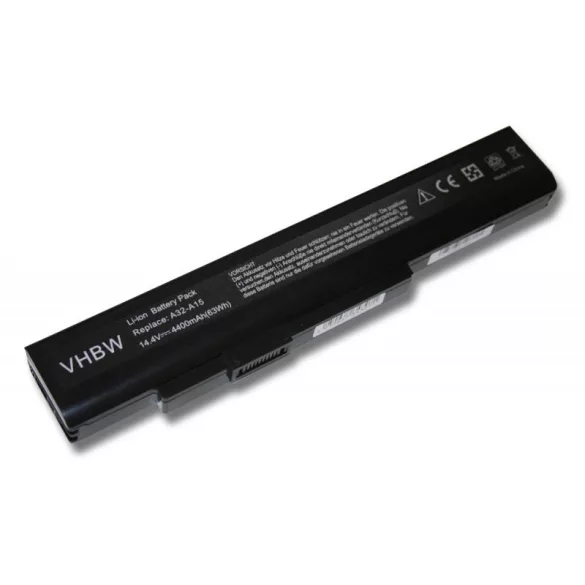 Medion Akoya P6633 4400mAh utángyártott akkumulátor - VHBW