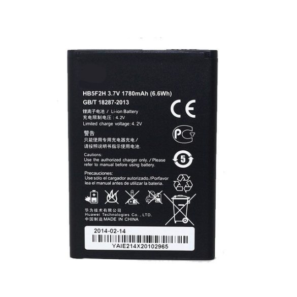 Huawei HB5F2H 3,7V 1700mAh utángyártott mobiltelefon akkumulátor