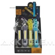 P3897 kézilámpa 3W COB +1 led 230lm