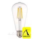 V-TAC E27 4W 490lm 2700K 300 ° Filament LED-izzó nagy körte búrás