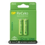GP AA Recyko 2100mAh NiMH akkumulátor 2db/csomag (ár/csomag)