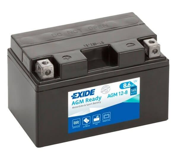   Exide 12V 8Ah 145A AGM 12-8 motorkerékpár akkumulátor BAL+