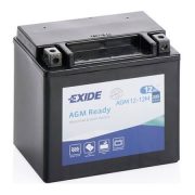 Exide 12V 12Ah 200A AGM12-12M motorkerékpár akkumulátor JOBB+