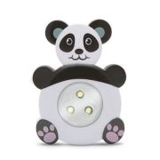 Gyermek éjjelifény lámpa PANDA figurás, nyomógombos