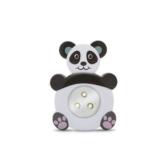 Gyermek éjjelifény lámpa PANDA figurás, nyomógombos