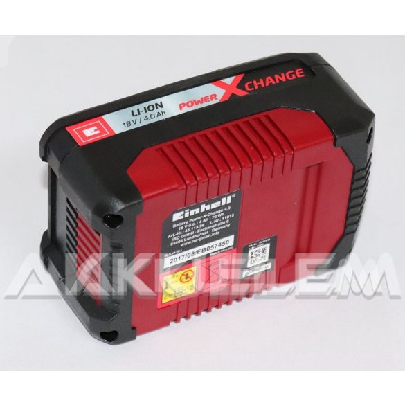 Einhell 18V 4,0Ah Power Exchange Li-ion szerszámgép akkumulátor