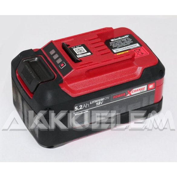 Einhell 18V 5,2Ah Power Exchange Li-ion szerszámgép akkumulátor