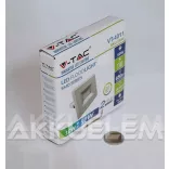 V-TAC 10W 850lm 4000K LED-reflektor fehér színű burkolat, természetes fehér fény