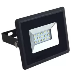   V-TAC "E-széria" 10W 850lm 4000K LED-reflektor fekete színű