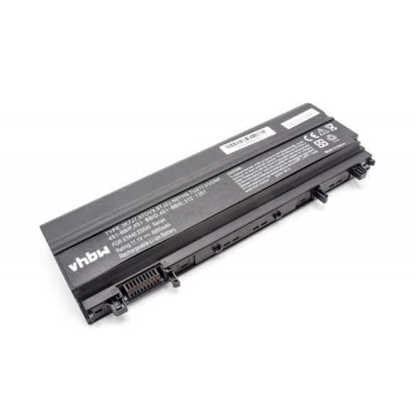 Dell Latitude E5440 E5540 6600mAh utángyártott akkumulátor