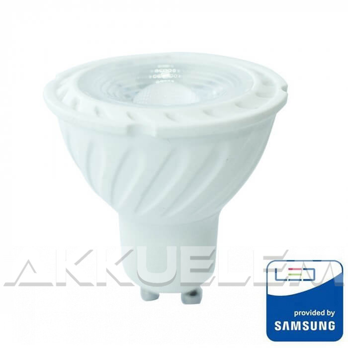 V-TAC GU10 6,5W 480lm 4000K 110 ° LED-izzó SAMSUNG chipes