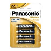 Panasonic Alkaline Power LR6 AA elem MN1500 4db-os csomagban