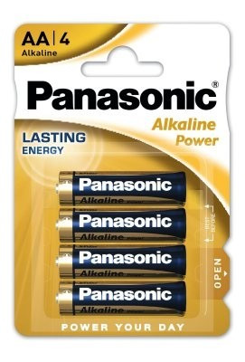 Panasonic Alkaline Power LR6 AA elem MN1500 4db-os csomagban