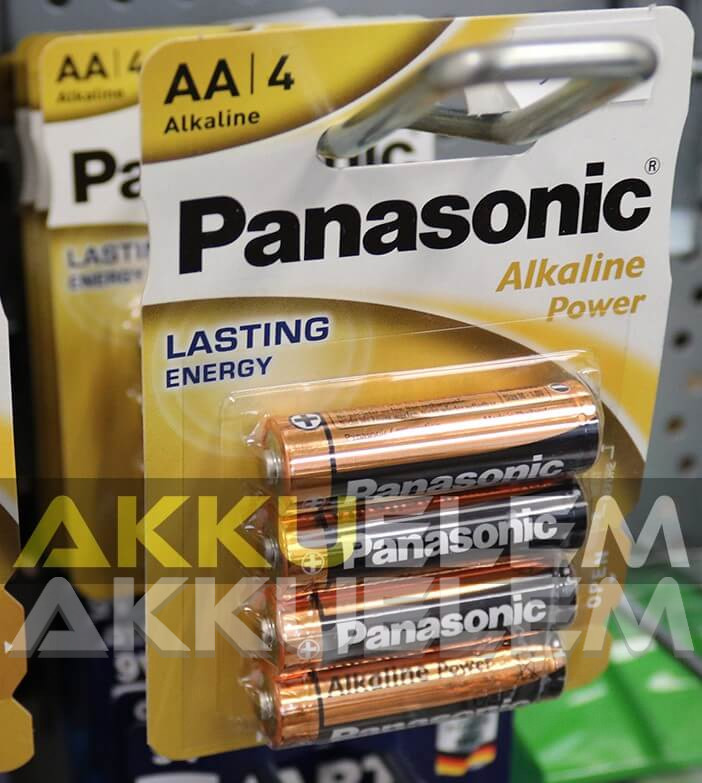 Panasonic Alkaline Power LR6 AA elem MN1500 4db-os csomagban