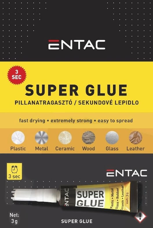 Entac GEL pillanatragasztó 3 gr