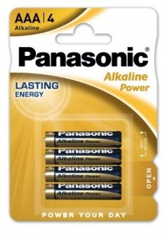 Panasonic Alkaline Power LR03 AAA elem MN2400 4 db-os csomagban