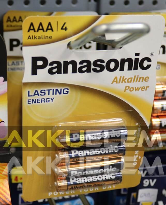 Panasonic Alkaline Power LR03 AAA elem MN2400 4 db-os csomagban