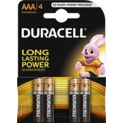 Duracell Duralock Basic MN2400 AAA elem 4 db-os csomagban