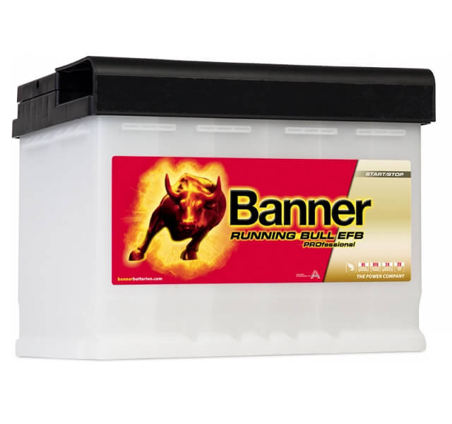Banner Running Bull 12V 60Ah 560A 56511 EFB   Start-Stop akkumulátor JOBB+