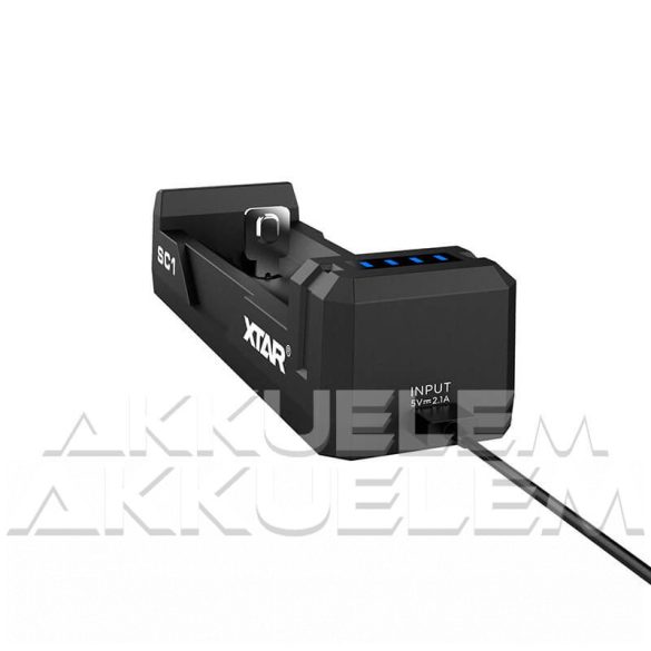 XTAR SC1 Li-ion USB-s akkumulátor töltő 18650 - 26650