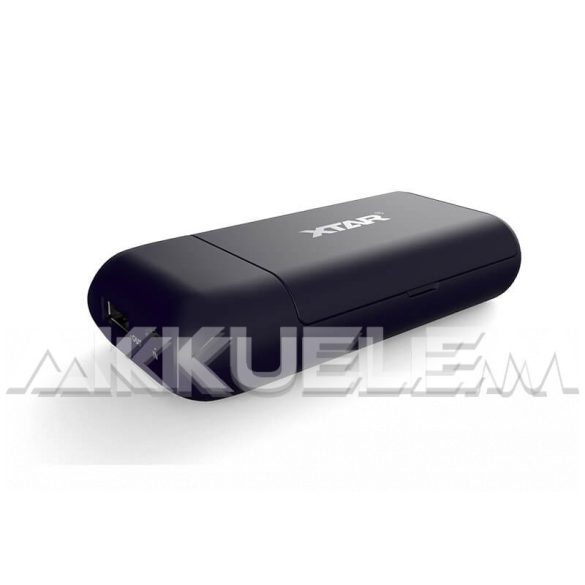 Akkutöltő-powerbank XTAR PB2 2A | Li-ion 18650 akkukhoz