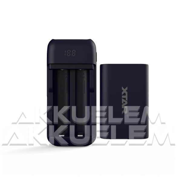 Akkutöltő-powerbank XTAR PB2 2A | Li-ion 18650 akkukhoz