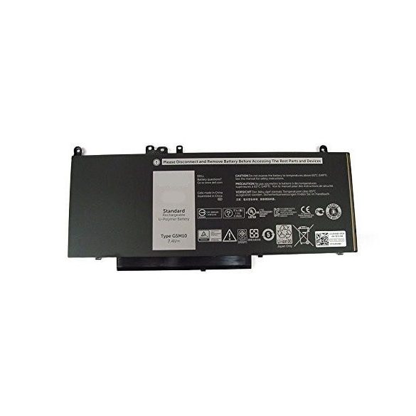 Dell Latitude E5450 7,4V 6850mAh laptop utángyártott akkumulátor