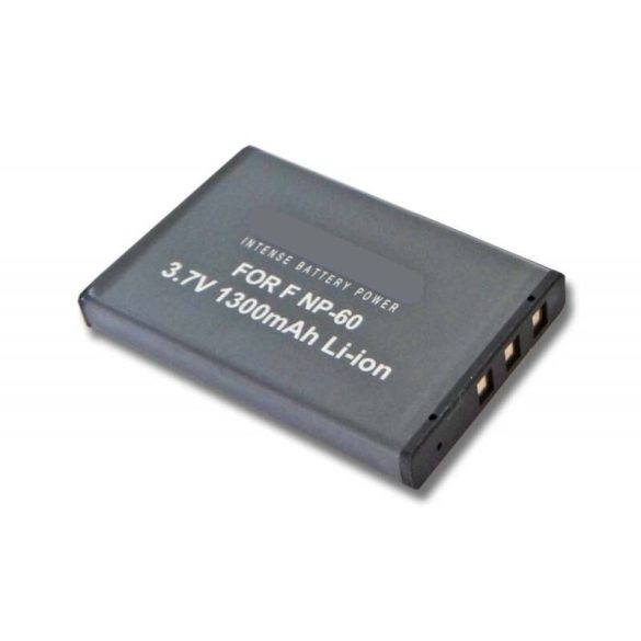 Fuji NP60 Klic5000 DB40 3,7V 1300mAh utángyártott kamera akkumulátor
