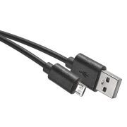 USB 2.0 kábel multi 20cm, QuickCharge SM7007BL