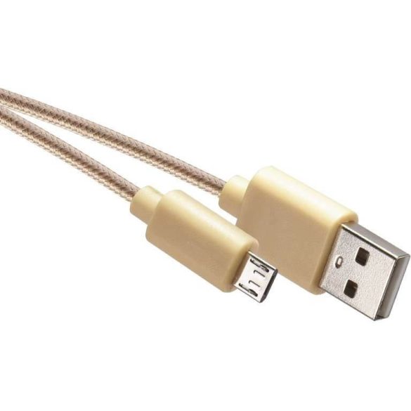 USB 2.0 kábel multi 1m arany színű SM7006Y