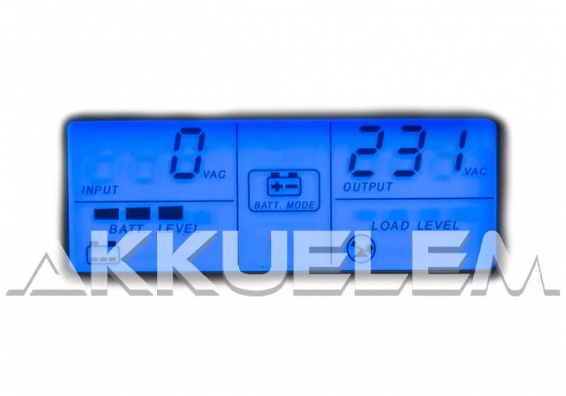 VOLT Polska 800VA/480W trapéz szünetmentes tápegység 1x9Ah