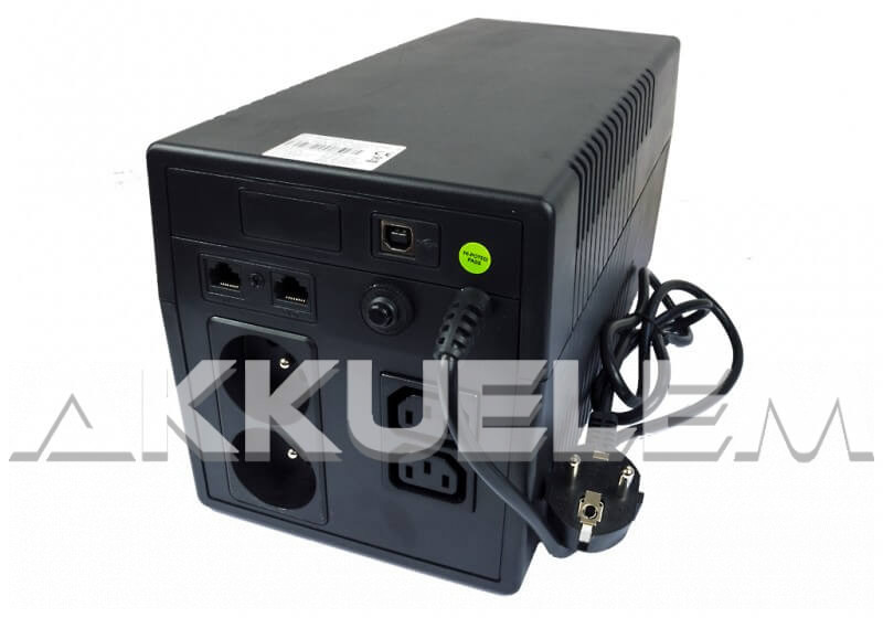 VOLT Polska 1200VA/720W trapéz szünetmentes tápegység 2x7Ah