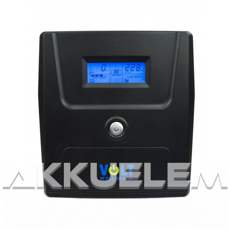 VOLT Polska 1200VA/720W trapéz szünetmentes tápegység 2x7Ah