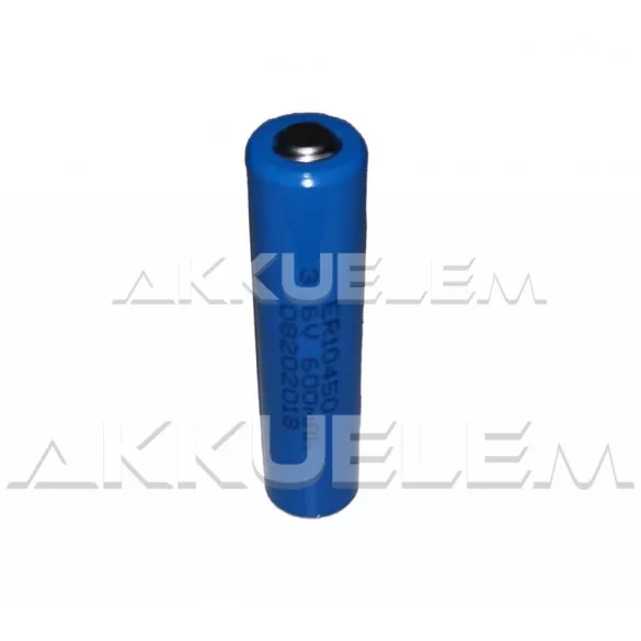 ER10450 lítium elem AAA 3.6V 600mAh