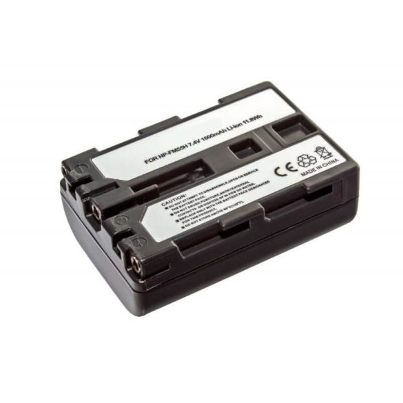 Sony NP-FM50 NP-QM50 7,4V 1400mAh utángyártott kamera akkumulátor