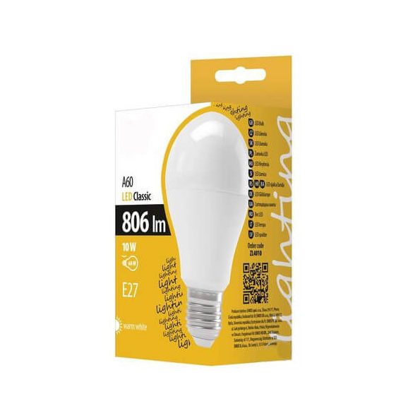 EMOS E27 10W 806lm 3000K LED-izzó