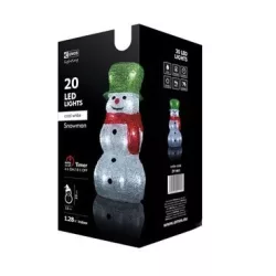 Ünnepi dekoráció HÓEMBER 20LED 1,28W ZY1901