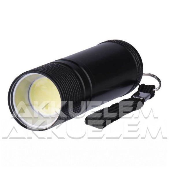 Lámpa P3894 3W COB Led fém 3*AAA 100lm