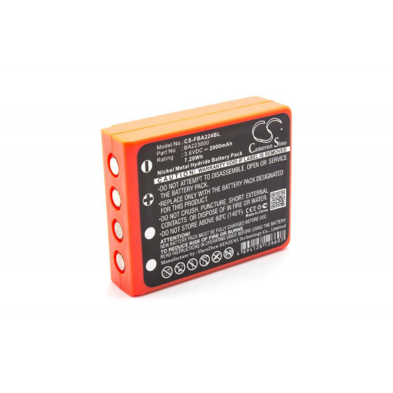   HBC Radiomatic Linus 4 Micron 7 Patrol D 3.6V NI-MH 2000mAh utángyártott akkumulátor